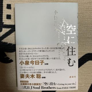 サンダイメジェイソウルブラザーズ(三代目 J Soul Brothers)のお値下げ！空に住む   三代目JSB CD付(文学/小説)