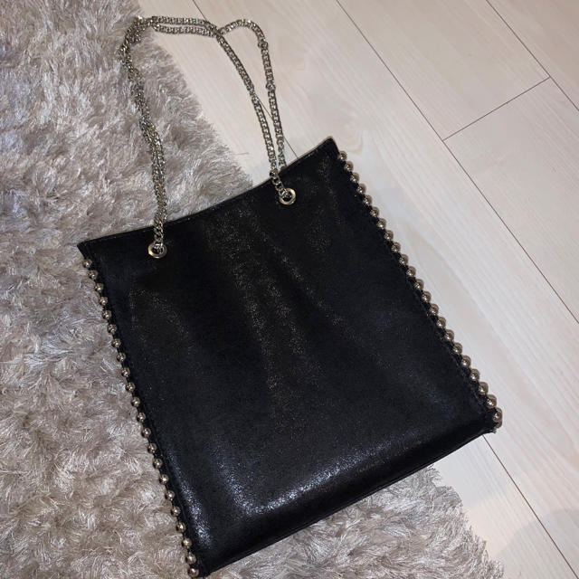 ZARA   スタッズ付きトートバック