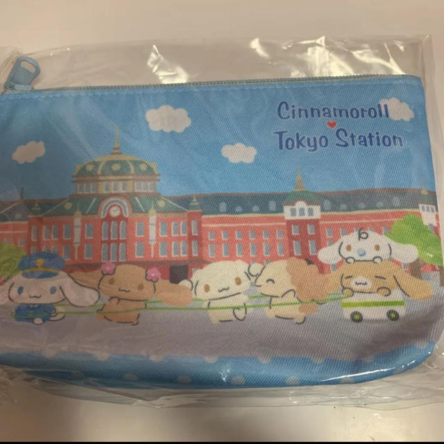 サンリオ(サンリオ)のシナモン　東京駅　ポーチ　サンリオ エンタメ/ホビーのおもちゃ/ぬいぐるみ(キャラクターグッズ)の商品写真