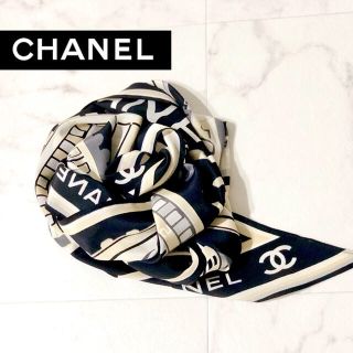 ✨超美品✨CHANEL トレイン柄 ロングスカーフ