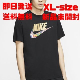 ナイキ(NIKE)の【新品】NIKE LOGO T-SHIRT Black XL ナイキ Tシャツ(Tシャツ/カットソー(半袖/袖なし))