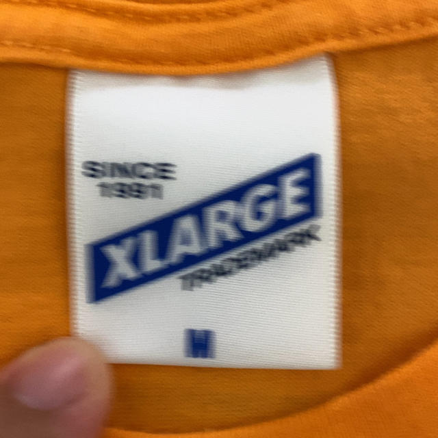 XLARGE(エクストララージ)の【最終値下】XLARGE 半袖Tシャツ オレンジ メンズのトップス(Tシャツ/カットソー(半袖/袖なし))の商品写真