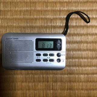 オームデンキ(オーム電機)のポケットラジオ　2020年製(ラジオ)