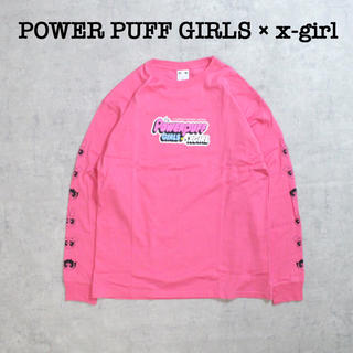 エックスガール(X-girl)のthe POWER PUFF GIRLS × x-girl 限定コラボ 袖プリ(Tシャツ(長袖/七分))