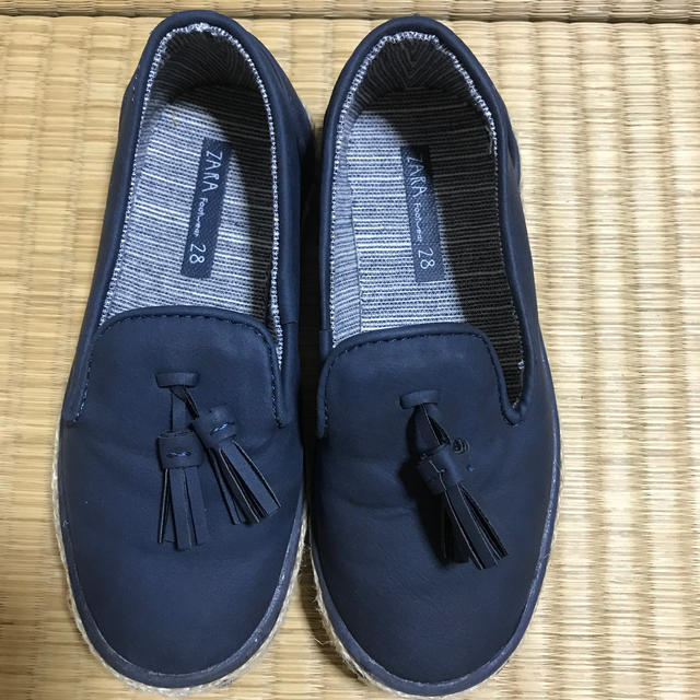 ZARA KIDS(ザラキッズ)のザラ　キッズシューズ　サイズ28 キッズ/ベビー/マタニティのキッズ靴/シューズ(15cm~)(ローファー)の商品写真