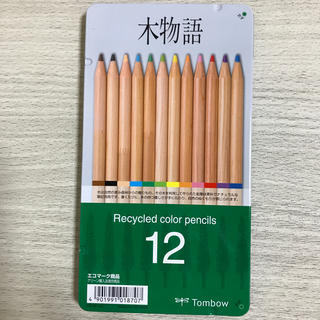 トンボエンピツ(トンボ鉛筆)の色鉛筆　木物語　12色(色鉛筆)