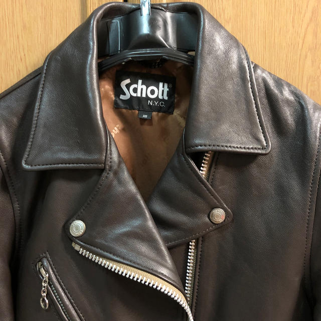 schott(ショット)のSCHOTT  羊革　超美品^_^ レディースのジャケット/アウター(毛皮/ファーコート)の商品写真