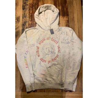 オフホワイト(OFF-WHITE)の【希少XL】SAINT MICHAEL SM7 HOODIE 新品(パーカー)