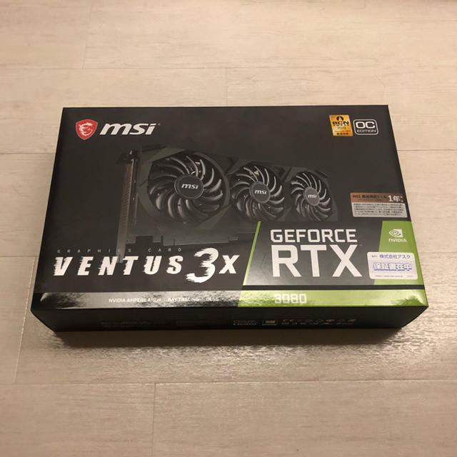 RTX 3080 MSI VENTUS3X スマホ/家電/カメラのPC/タブレット(PCパーツ)の商品写真