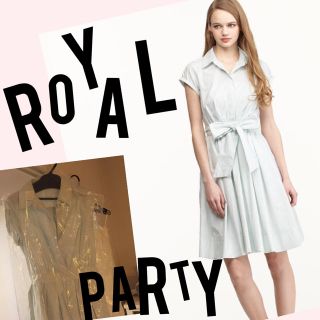 ロイヤルパーティー(ROYAL PARTY)の新品 ロイヤルパーティ シャツワンピ(ひざ丈ワンピース)