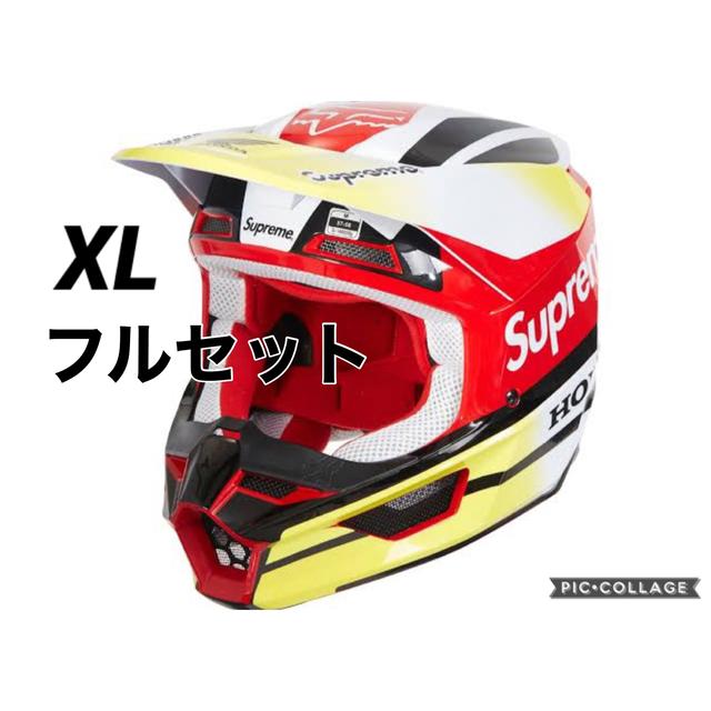 Supreme(シュプリーム)のSupreme Honda Fox Racing V1 Helmet 19AW 自動車/バイクのバイク(ヘルメット/シールド)の商品写真