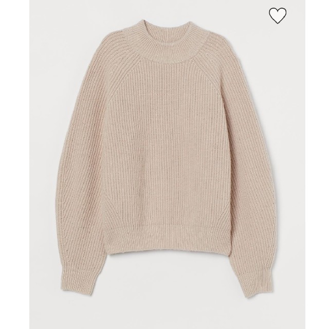 H&M(エイチアンドエム)のH&M リブニットセーター レディースのトップス(ニット/セーター)の商品写真