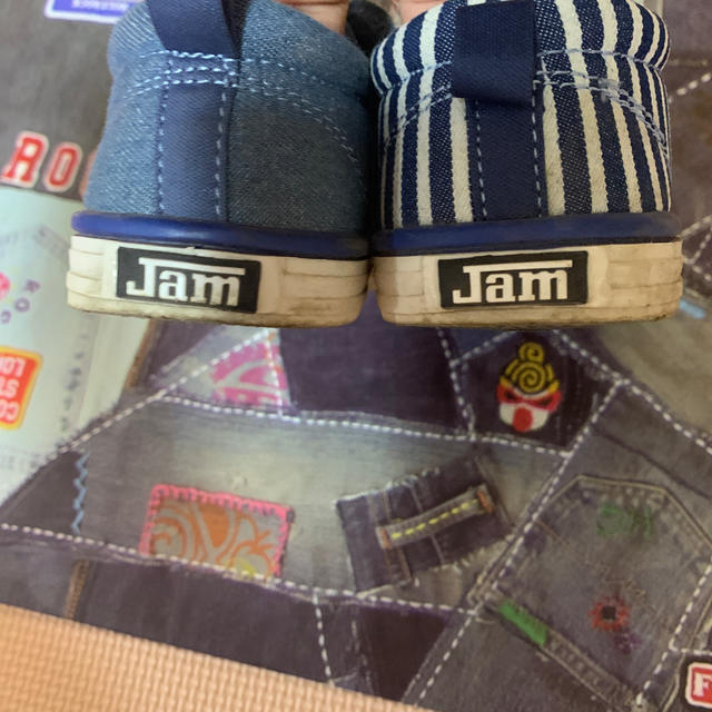 JAM(ジャム)のデニムスリッポン キッズ/ベビー/マタニティのキッズ靴/シューズ(15cm~)(スリッポン)の商品写真