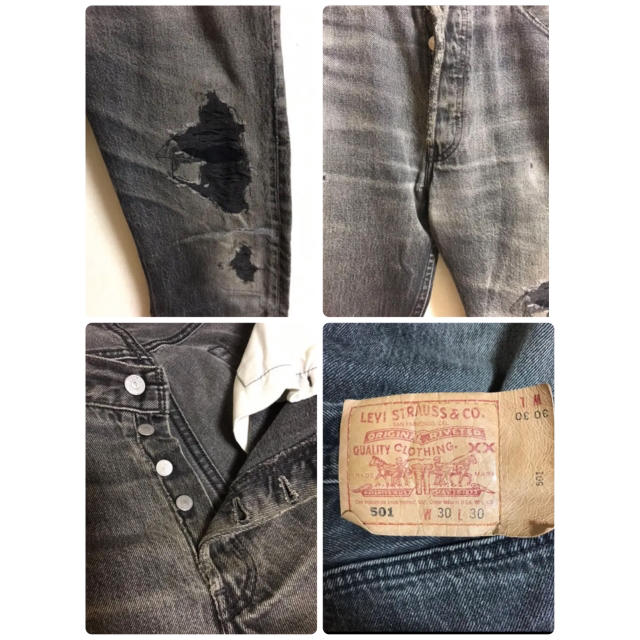 LEVI'S 501 ダメージジーンズ 1