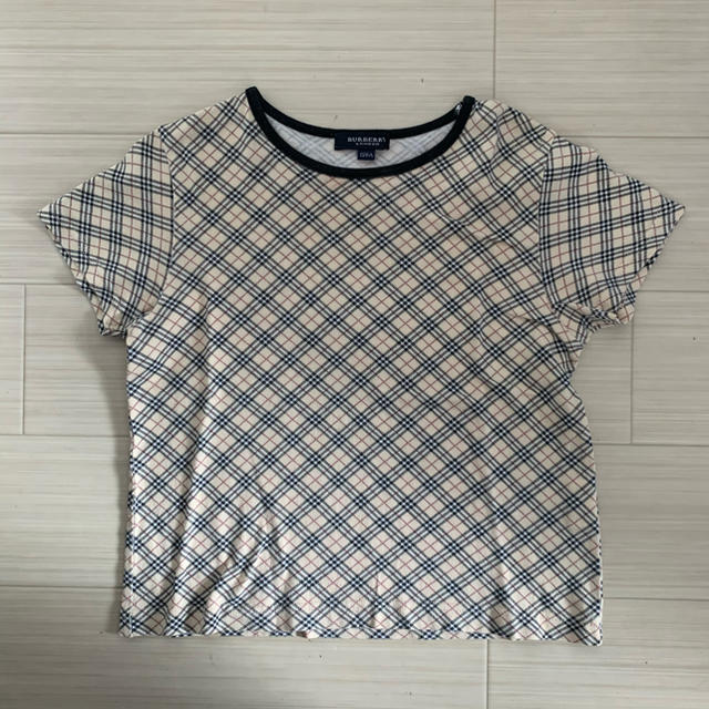 BURBERRY(バーバリー)のBurberry 120cm ノバチェック キッズTEE キッズ/ベビー/マタニティのキッズ服女の子用(90cm~)(Tシャツ/カットソー)の商品写真