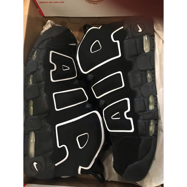 MORE UPTEMPO BLACK US 11.5 29.5cm モアテン