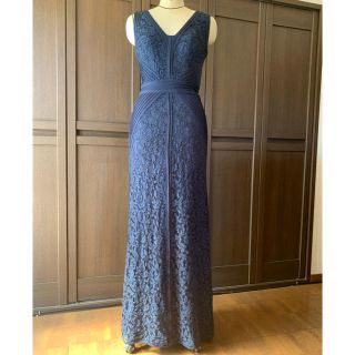 タダシショウジ(TADASHI SHOJI)のTADASHI SHOJI ネイビーロングドレス(ロングドレス)