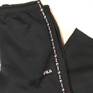 フィラ(FILA)のFILA フィラ メンズ ジャージ パンツ M  黒(その他)