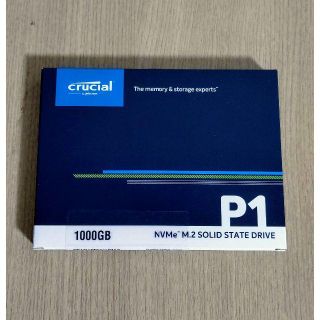 ★新品未開封 Crucial SSD M.2 NVMe 1000GB 1TB(PCパーツ)