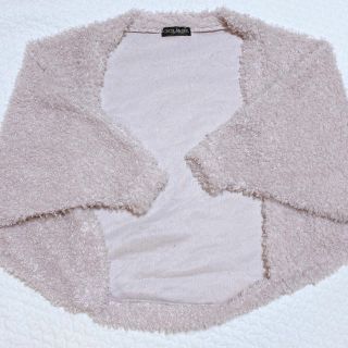 セシルマクビー(CECIL McBEE)の【美品】　ふわふわ　プードル　カーディガン　ピンク(カーディガン)