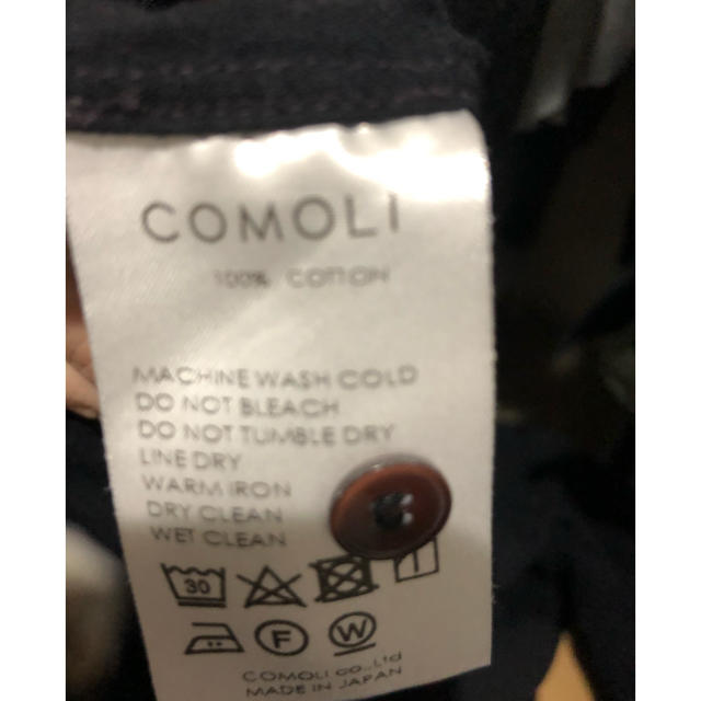 COMOLI(コモリ)のcomoli ベタシャンシャツワンピース レディースのワンピース(ロングワンピース/マキシワンピース)の商品写真