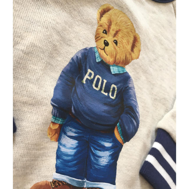 POLO RALPH LAUREN(ポロラルフローレン)の🧸 新品 タグ付き  POLO ポロベア トレーナー POLObaby くま キッズ/ベビー/マタニティのベビー服(~85cm)(トレーナー)の商品写真