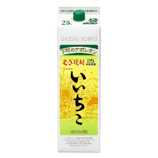 【送料込み】いいちこ25度　1800ml 6本入り