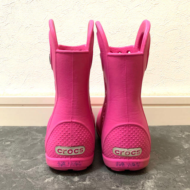 crocs(クロックス)のクロックス 長靴 レインブーツ キッズ/ベビー/マタニティのベビー靴/シューズ(~14cm)(長靴/レインシューズ)の商品写真