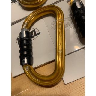 ペツル(PETZL)のPETZL AMD トライアクトロック　ゴールド　10個(登山用品)