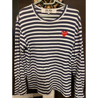 コムデギャルソン(COMME des GARCONS)の本日限定値下げ　コムでギャルソン　有名PLAY ボーダーロンT(Tシャツ(長袖/七分))