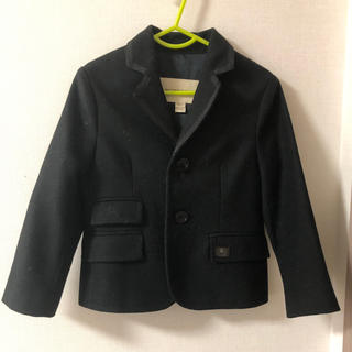 バーバリー(BURBERRY)のNao 様専用　バーバリー  チルドレン　3Y  黒ジャケット　クリーニング済み(ジャケット/上着)