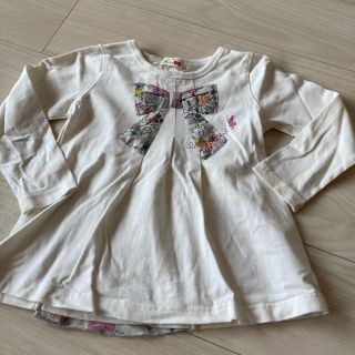 ニットプランナー(KP)のKP トップス　カットソー　ロンT 100 花柄　ミミちゃん(Tシャツ/カットソー)