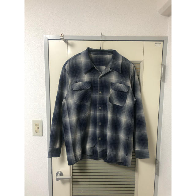 メンズオーバーサイズチェックシャツ　tunagi japan ツナギジャパン