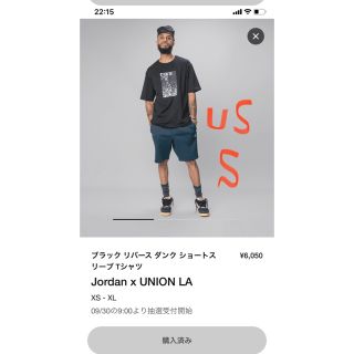 ナイキ(NIKE)のUNION JORDAN   ユニオン ジョーダン Tシャツ(Tシャツ/カットソー(半袖/袖なし))