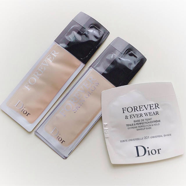 Dior(ディオール)のDior ディオール サンプル３点セット  コスメ/美容のベースメイク/化粧品(ファンデーション)の商品写真