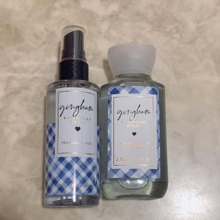 バスアンドボディーワークス(Bath & Body Works)のBATH & BODY WORKS gingham ボディミスト・シャワージェル(ボディソープ/石鹸)