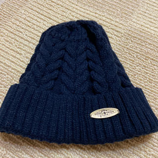紺色のニット帽(ニット帽/ビーニー)