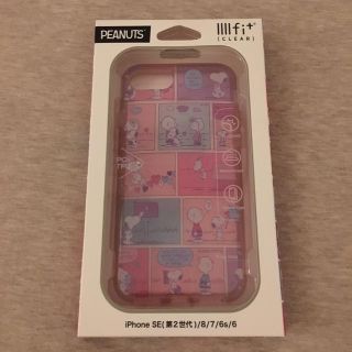 スヌーピー(SNOOPY)のほぼ新品☆スヌーピー iPhoneケース イーフィット(iPhoneケース)