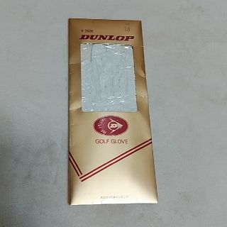 ダンロップ(DUNLOP)の新品　ゴルフグローブ　ダンロップ　羊皮　左手　白　18(その他)