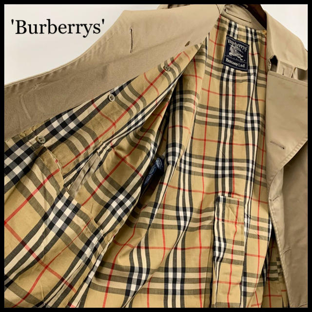 BURBERRY(バーバリー)のBURBERRY バーバリー トレンチコート ベージュ 袖・腰ベルト完備 美品 メンズのジャケット/アウター(トレンチコート)の商品写真