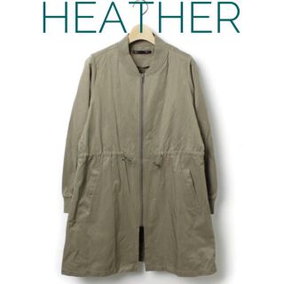 ジーナシス(JEANASIS)のHeather ヘザー【美品】美品ミリタリー 長袖 ロング ブルゾン スカジャン(ブルゾン)