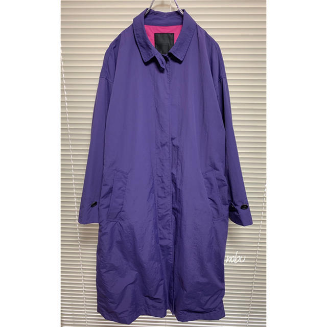 美品【 UNUSED 】Nylon Coat ナイロン ステンカラーコート 0