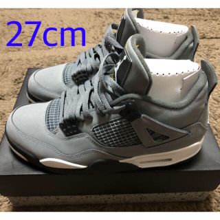 ナイキ(NIKE)のNIKE airjordan4 cool gray aj4 クールグレー (スニーカー)