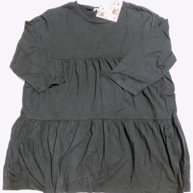 しまむら(シマムラ)のしまむら×mumu 7分袖ティアードチュニックTシャツ レディースのトップス(チュニック)の商品写真