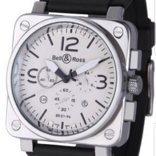 ベルアンドロス(Bell & Ross)の売り切り価格！Bell&Ross ベル&ロス 風　時計　クロノグラフ(腕時計(アナログ))