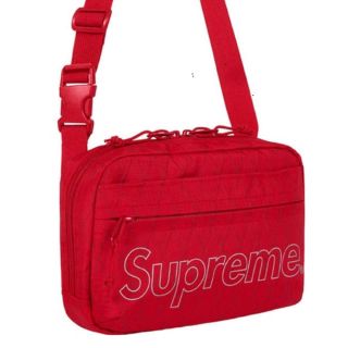 シュプリーム(Supreme)のSupreme 18aw Shoulder Bag Black red (ショルダーバッグ)