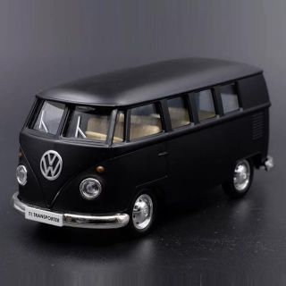 フォルクスワーゲン(Volkswagen)のフォルクスワーゲン黒ブラック★プルバッグカー★コレクション★インテリア★ミニカー(電車のおもちゃ/車)