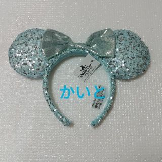 ディズニー(Disney)の海外ディズニー　アレンデールアクア　カチューシャ(カチューシャ)