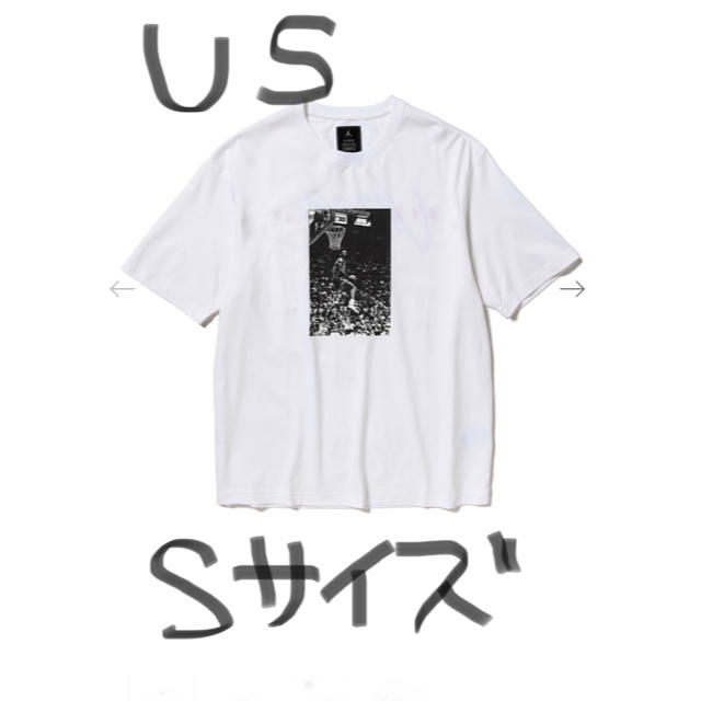 NIKE(ナイキ)のunion jordan Tシャツ White Sサイズ メンズのトップス(Tシャツ/カットソー(半袖/袖なし))の商品写真