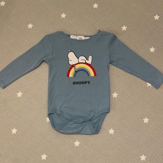 ザラキッズ(ZARA KIDS)のZARA スヌーピーボディスーツ2着(ロンパース)